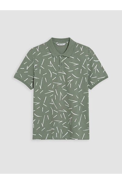 LC Waikiki Tricou pentru bărbați din piqué brodat cu guler Devril Roba, din c...