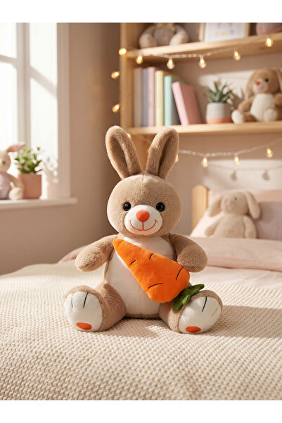 Toyzoy Toys Havuçlu Sevimli Tavşan 50 cm - Yumuşak & Oyuncak