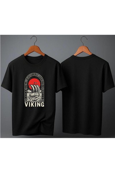 EFEVRA Viking Printed Oversized T-Shirt