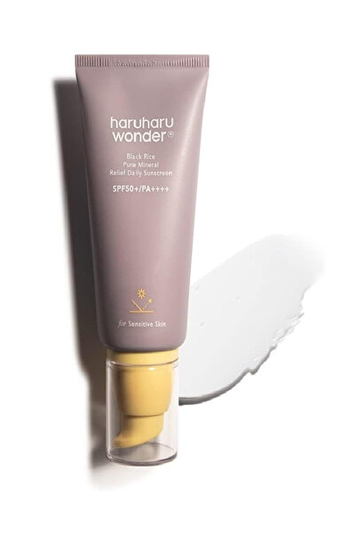 HaruHaru هارو هارو وندر واقي شمس يومي بالمعادن والأرز الأسود SPF 50+/PA++++