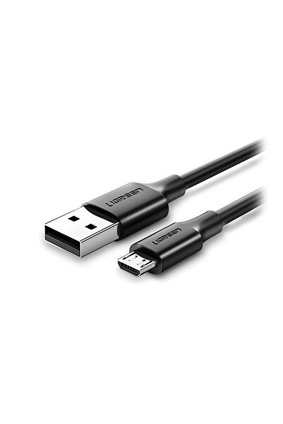 Ugreen USB-A to Micro USB Hızlı Şarj Kablosu 1 Metre - Siyah