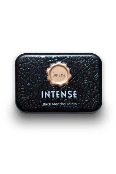 Compass كومباس معطر فم كرات 50 قطعة انتنس بالنعناع و المنثول الاسود خاليه من ...