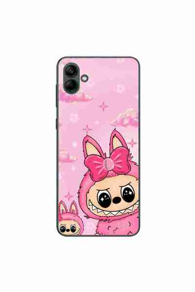 OEM Husa compatibila cu Samsung Galaxy A04 Silicon Gel Tpu Model Labubu Pink ...
