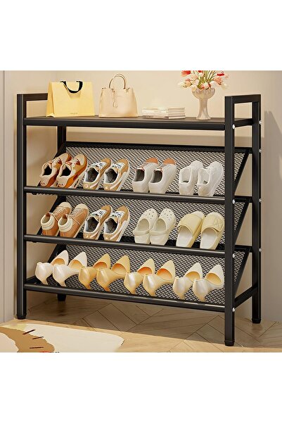 Arabest Tall Narrow Shoe Rack,Vertical Space-Saving Shoe Organizer,Open Stora...