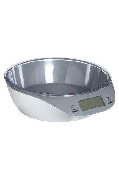 5five Simple Smart Cântar de bucătărie SG, digital, cu bol, gri, 5 kg