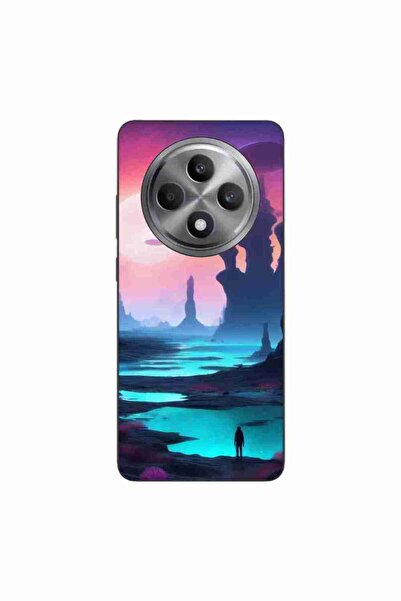 OEM Husa compatibila cu Oppo Reno12 FS Silicon Gel Tpu Model Mystic Planet