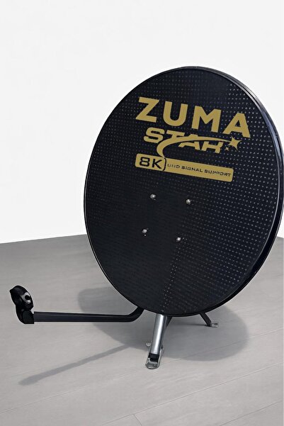 zumastar 85cm 0.70mm Delikli Çanak Anten Siyah