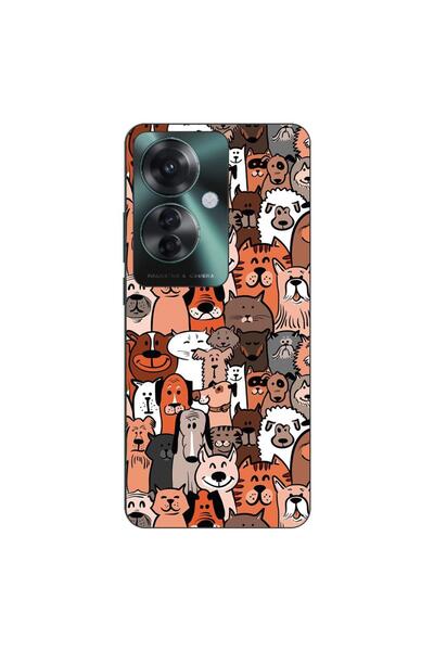 OEM Husa compatibila cu Oppo Reno11 F 5G Silicon Gel Tpu Model Caini si Pisic...