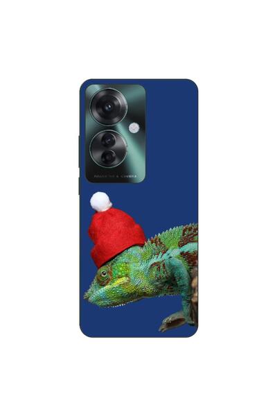 OEM Husa compatibila cu Oppo Reno11 F 5G Silicon Gel Tpu Model Craciun Cameleon