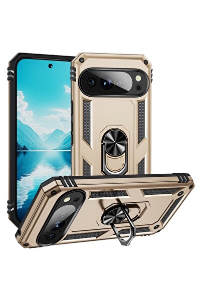 sscase Magnetic Ring Σκληρή Θήκη με Δαχτυλίδι Gold (Google Pixel 10 5G/10 Pro...