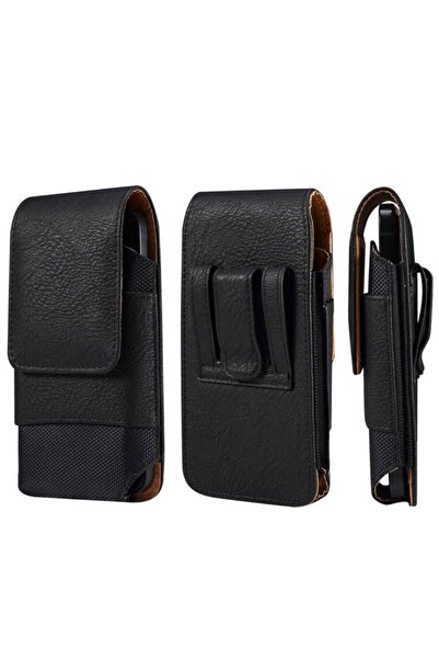 sscase Θήκη για Smartphones έως 6.5 Inches Black (Universal Θήκες Ζώνης)