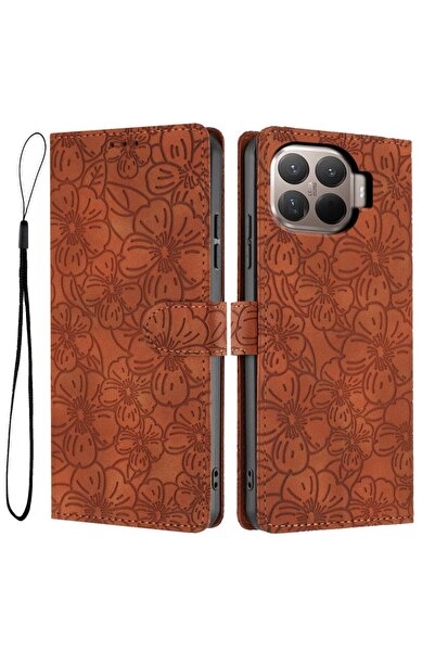 sscase Blossom Θήκη Πορτοφόλι Brown (Xiaomi 15T Pro 5G)