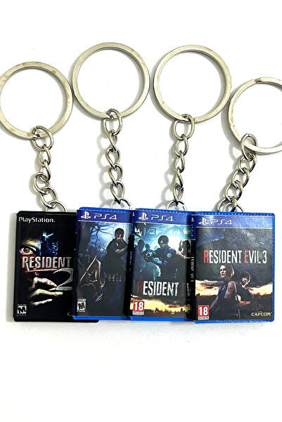 Cosmic Star Resident Evil Requiem Ps5 Minyatür Oyun Kutusu Anahtarlık