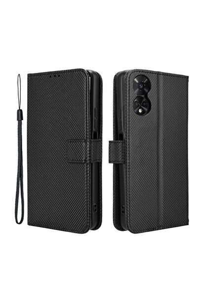 sscase Diamond Texture Θήκη Πορτοφόλι Black (TCL 50 5G)