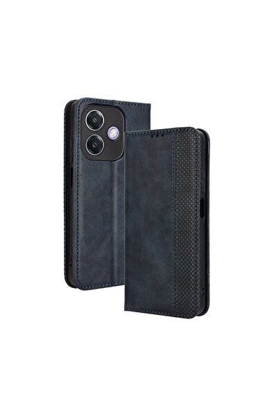 sscase Retro Θήκη Βιβλίο Blue (Oppo A40)