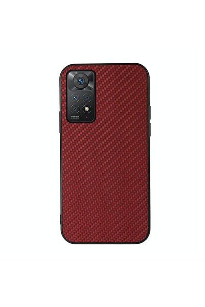 sscase Carbon Fiber Σκληρή Θήκη Carbon Fiber/Red (Xiaomi Redmi Note 11 Pro 4G...