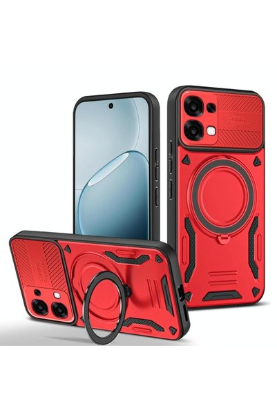 sscase Armor MagSafe Σκληρή Θήκη με Δαχτυλίδι Red (Oppo A6 Pro 4G/5G)