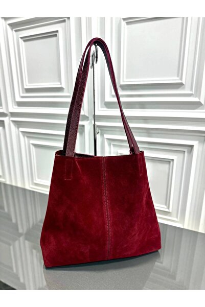 My Easy Shop Γυναικεία τσάντα MesBag Γνήσιο δέρμα σουέτ