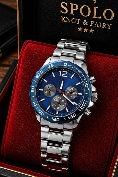 S.POLO Gift Steel Cord Men's Wristwatch Father's Day Gift Valentine's Day Gift
