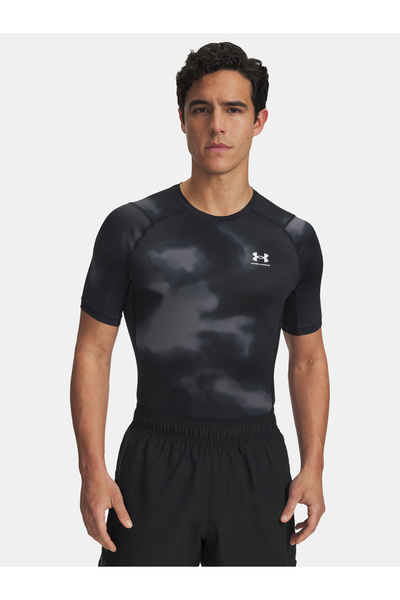 Under Armour Tricou bărbătesc UA HG Armour Printed SS-BLK