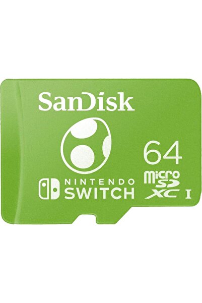 SanDisk Card de memorie Nintendo Yosi Edition SDSQXAO-064G-GN6ZN, 64GB, micro...