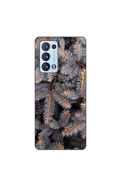 OEM Case compatible with Oppo Reno6 Pro 5G Silicone Gel Tpu Fir Branches Pattern