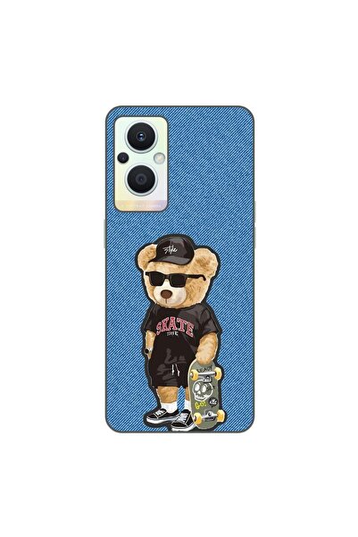 OEM Husa compatibila cu Oppo Reno7 Lite Silicon Gel Tpu Model Bear Skate Fashion