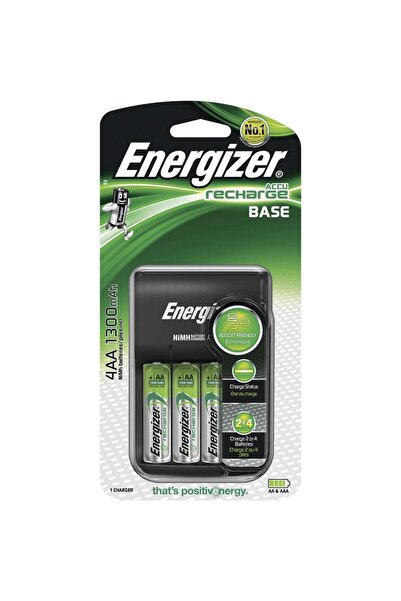 Energizer EN-435726 Base AA/AAA Battery Charger + 4 x 1300 mAh Batteries