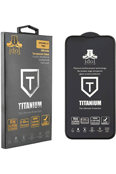 Other Idol 1991 0.25mm Πλήρης Κόλλα Σκληρυμένο Γυαλί Μαύρο (iPhone 16 Pro Max...