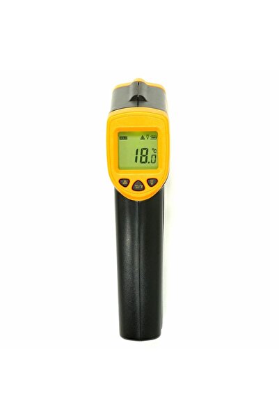 Zokura Z1525 Non-Contact Infrared Thermometer, -32°C to 380°C, Black/Orange