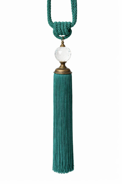 Sophia BORA BORA decorative curtain rod, for lateral curtain attachment, silv...