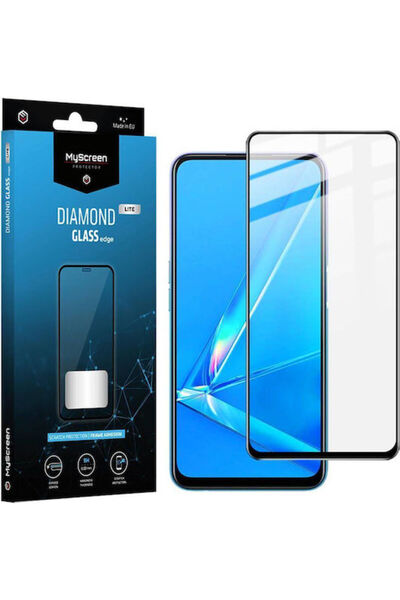 OEM Diamond Glass Lite Edge 5D Πλήρους Κάλυψης Σκληρυμένο Γυαλί Μαύρο (Redmi ...