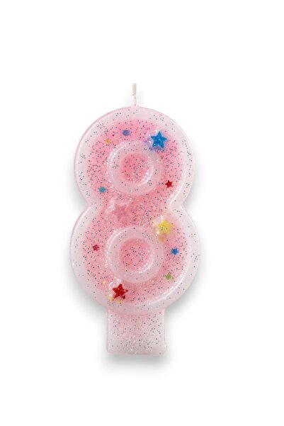 Limmy Eight-Digit Pink Candle Birthday Cake Candle (7X3) cm - Numbered Candle...