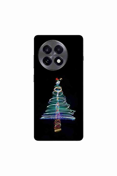 OEM Husa compatibila cu OnePlus 13R Silicon Gel Tpu Model Craciun Brad Neon