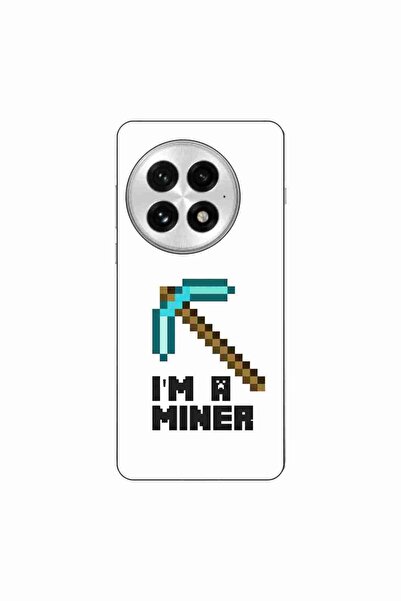 OEM Husa compatibila cu OnePlus 13 Silicon Gel Tpu Model Minecraft Miner