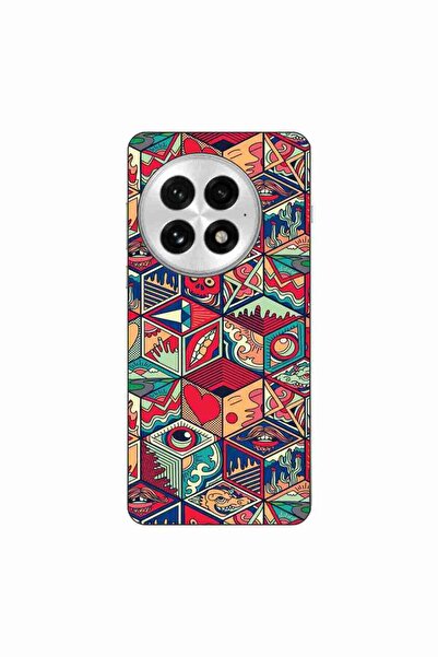 OEM Case compatible with OnePlus 13 Silicone Gel Tpu Pattern Pop Art Geometric
