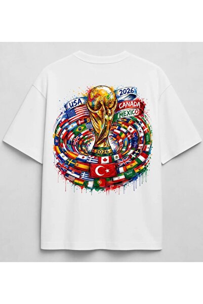 Tubinyoo 2026 World Cup Printed Unisex Oversize T-Shirt