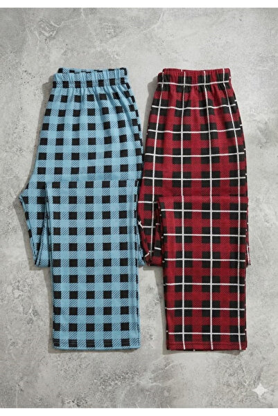 Serena Pantaloni pijama barbat 2/set -multicolor