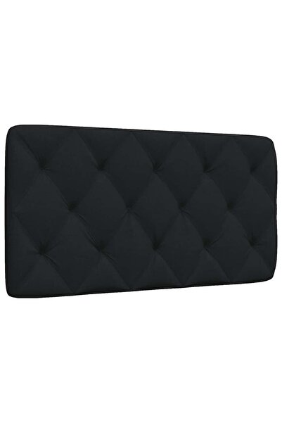 vidaxl Pernă pentru tăblie de pat, negru, 100 cm, material textil