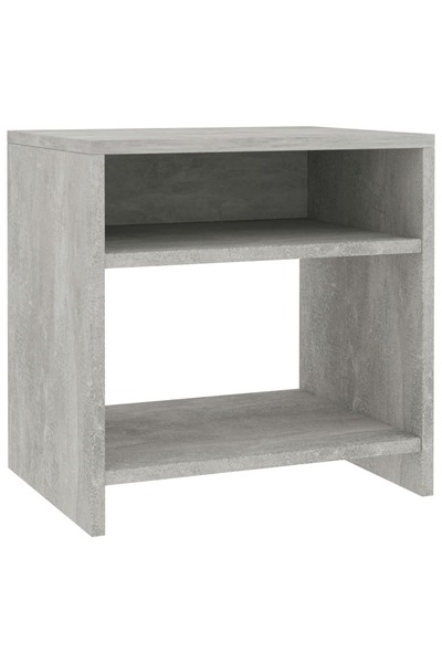 vidaxl Noptieră, gri beton, 40x30x40 cm, lemn prelucrat