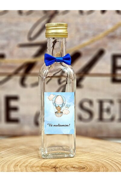 Invitatii Originale Μπουκάλι 100 ml + μεταλλικό πώμα - αρκουδάκι σε μπαλόνι -...