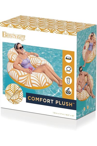 BESTWAY Comfort Plush Koltuk Simit 118cm X 117 Cm Yetişkin Simidi