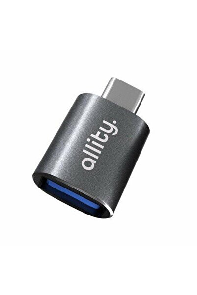 allity ABA-102 USB 3.0 to USB-C Adapter, Gray