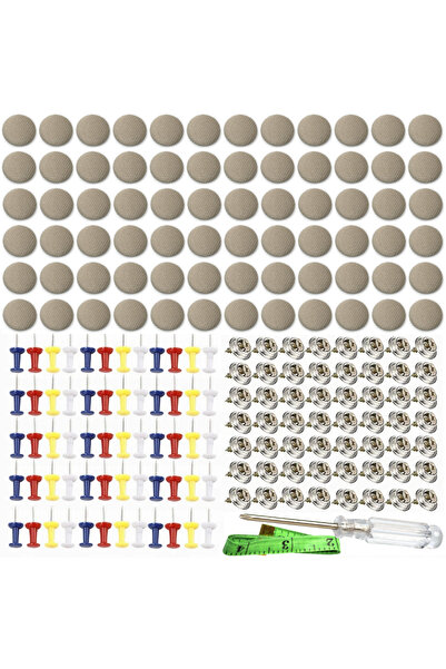 OEM Set 70 Capse De Reparare A Acoperisului Auto, AWParts, UnIVersale, Gri