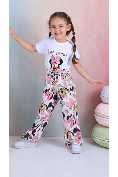 Store Minine mouse desenli yazlık penye takım