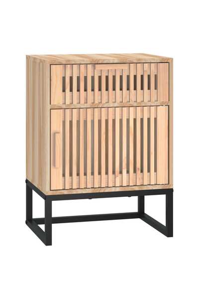 vidaxl Dulap noptieră, 40x30x55,5 cm, lemn prelucrat & fier