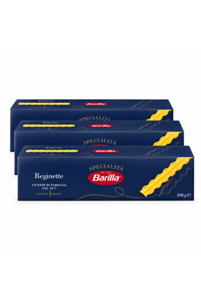 Barilla Set 3 x Specialità Reginette Pasta, 500 g/bucată, paste din semințe d...