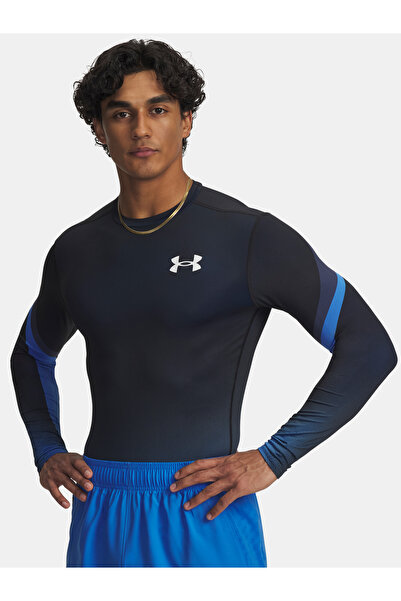 Under Armour Tricou bărbătesc UA Heatgear Sub Crew LS-BLU