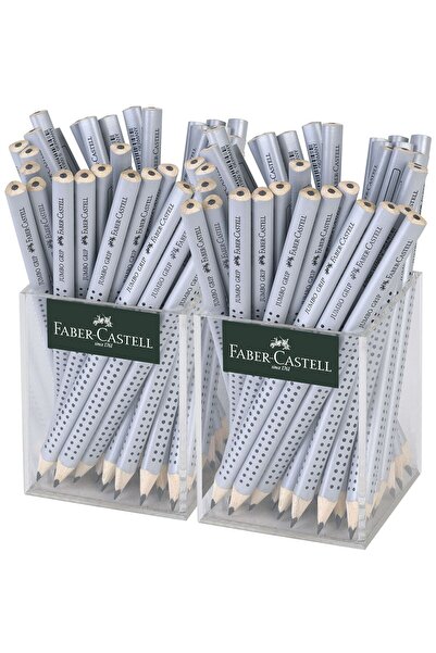 Faber Castell Creion grafit fără radieră Jumbo 2*36 Cutie plastic FABER-CASTELL