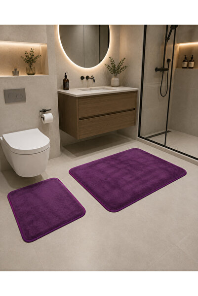 OEM Deluxe Bath Mat Set Purple
